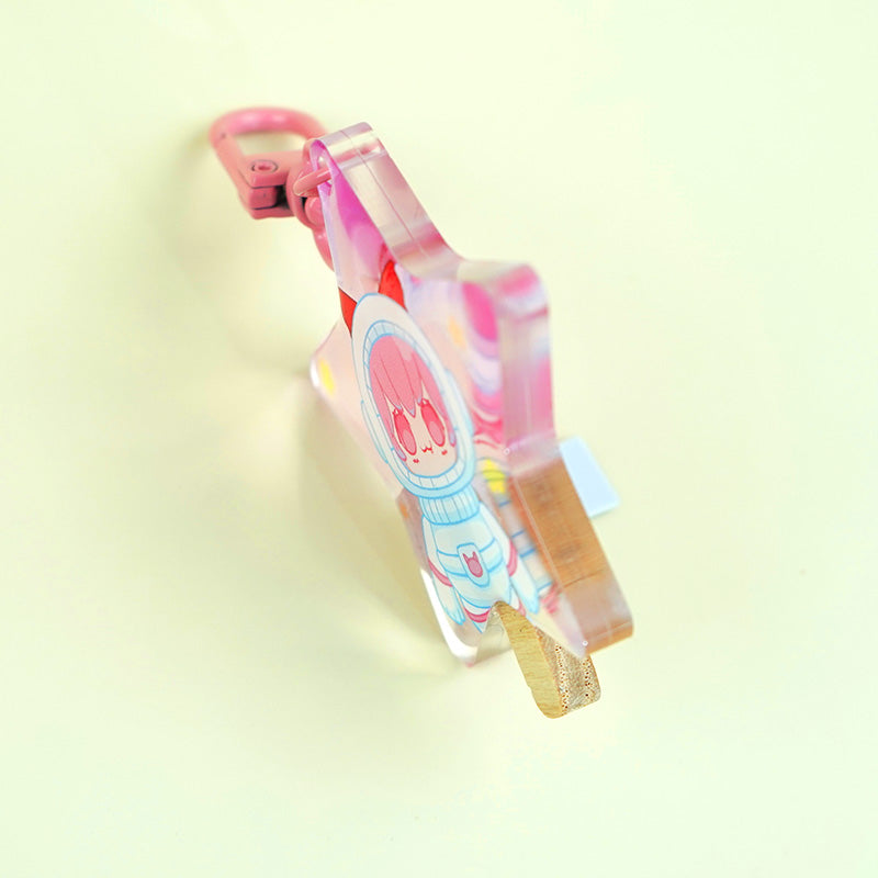 Custom Acrylic Ice Cream Popsicle Keychain - VOGRACE