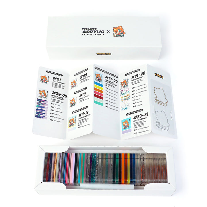 Acrylic Sheet and Technique Sample Pack - VOGRACE