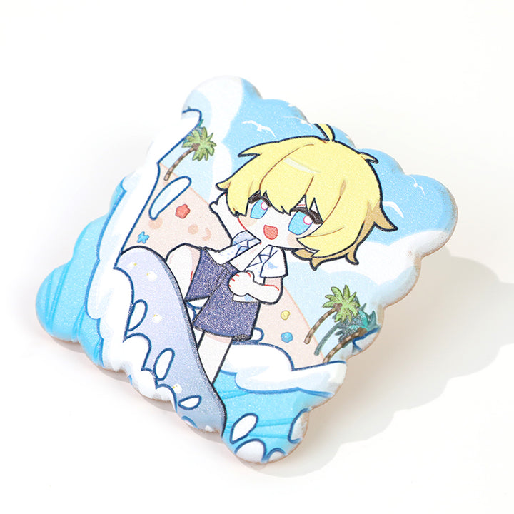 Custom 3D Beechwood Fridge Magnets