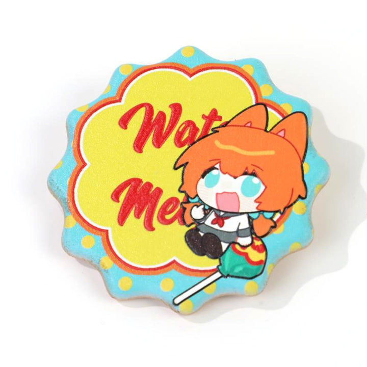 Custom 3D Beechwood Pins