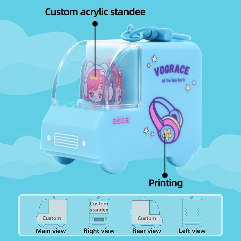 Custom Acrylic 3D Cartoon Car Charms - VOGRACE