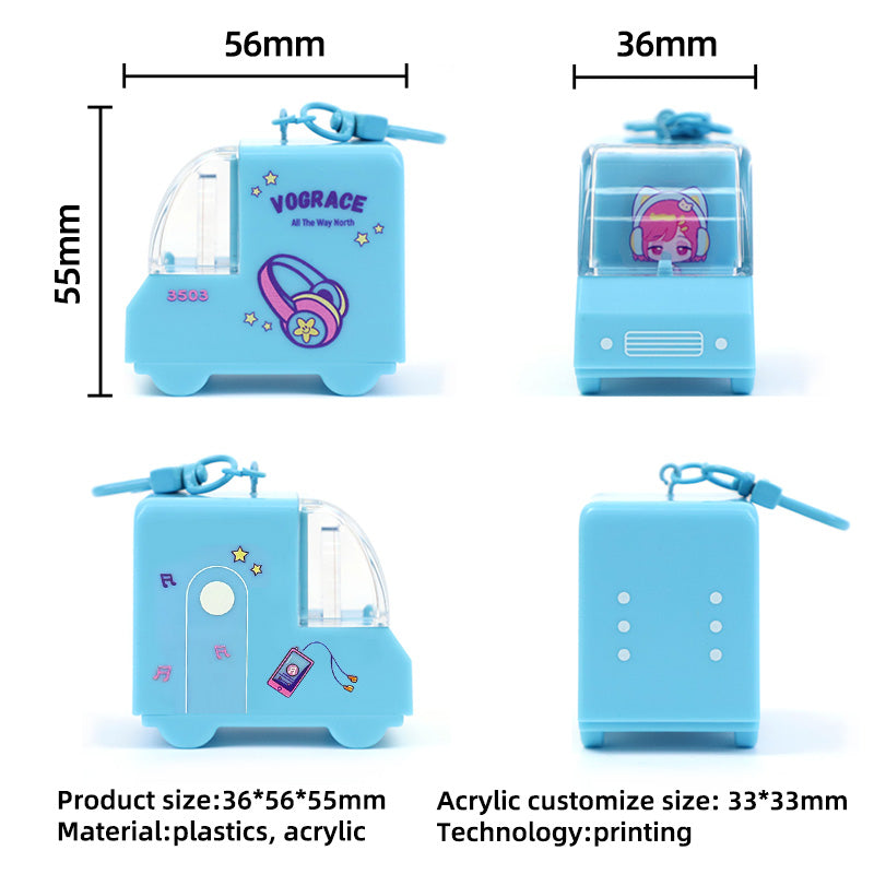 Custom Acrylic 3D Cartoon Car Charms - VOGRACE