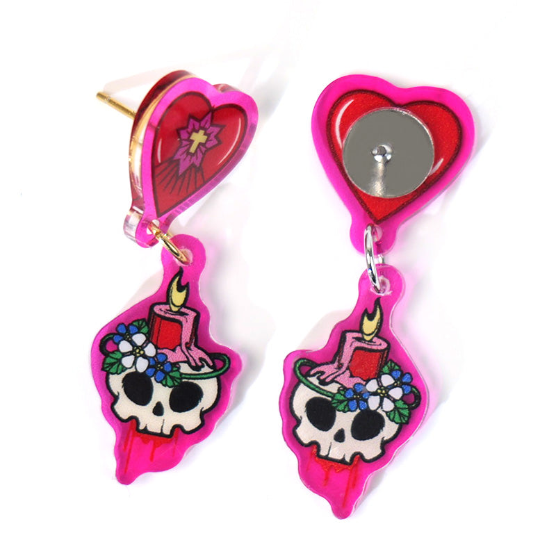 Custom Acrylic Earrings Ear Stud - VOGRACE