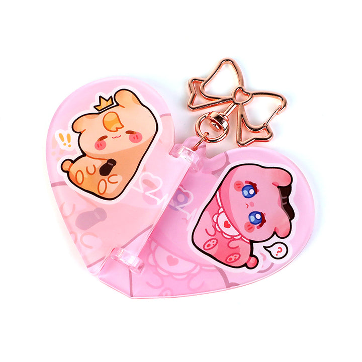 Custom Acrylic Flip Phone Hinged Keychains