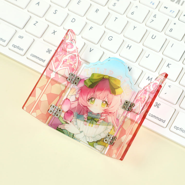 Individuelle Acryl Faltschirm Aufsteller mit Scharnier