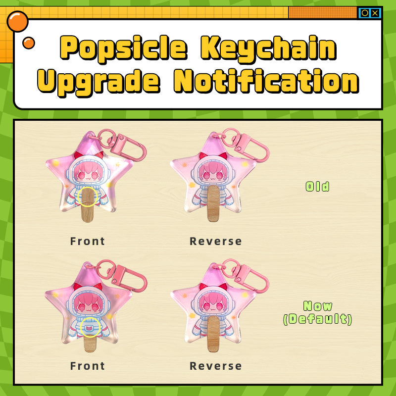 Custom Acrylic Ice Cream Popsicle Keychain - VOGRACE