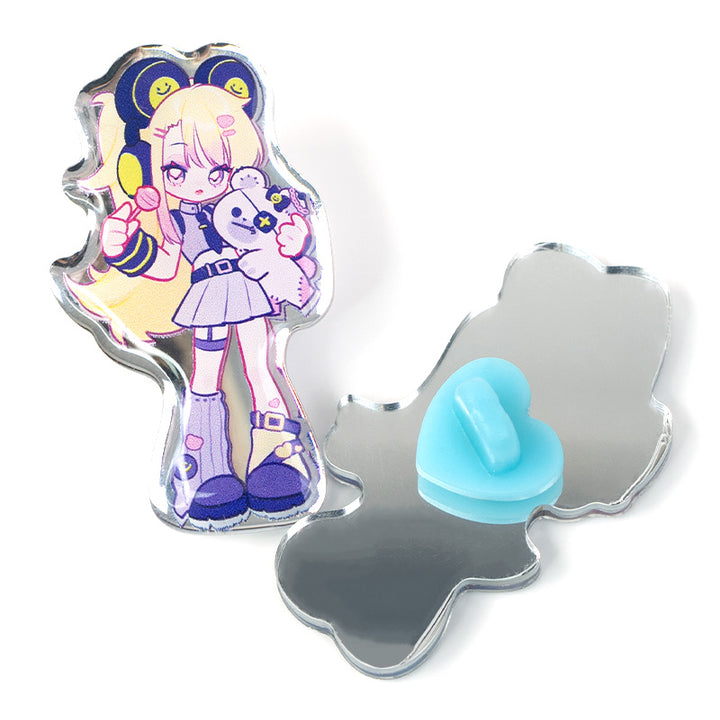 Custom Acrylic Mirror Pins - VOGRACE