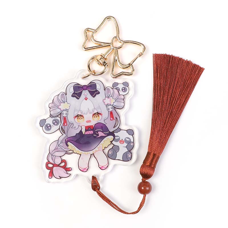 Custom Acrylic Tassel Keychains - VOGRACE