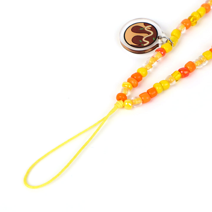 Individuelle Handyanhänger aus Acryl mit Perlen