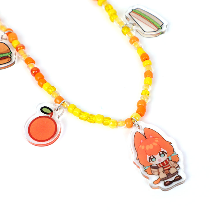 Individuelle Handyanhänger aus Acryl mit Perlen