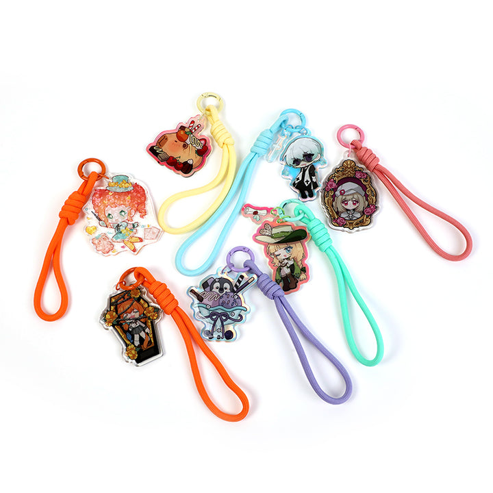 Custom Braided Lanyard Keychain With Rope