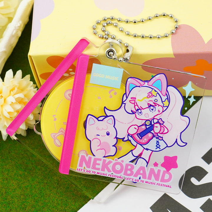 Custom Changeable CD Keychains - VOGRACE