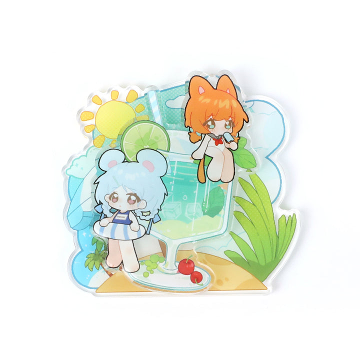 Custom Clear Acrylic Fridge Magnets