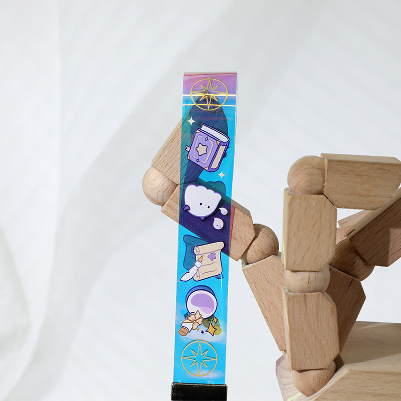 Custom Clear Acrylic Holographic PVC Lanyard Keychains - VOGRACE