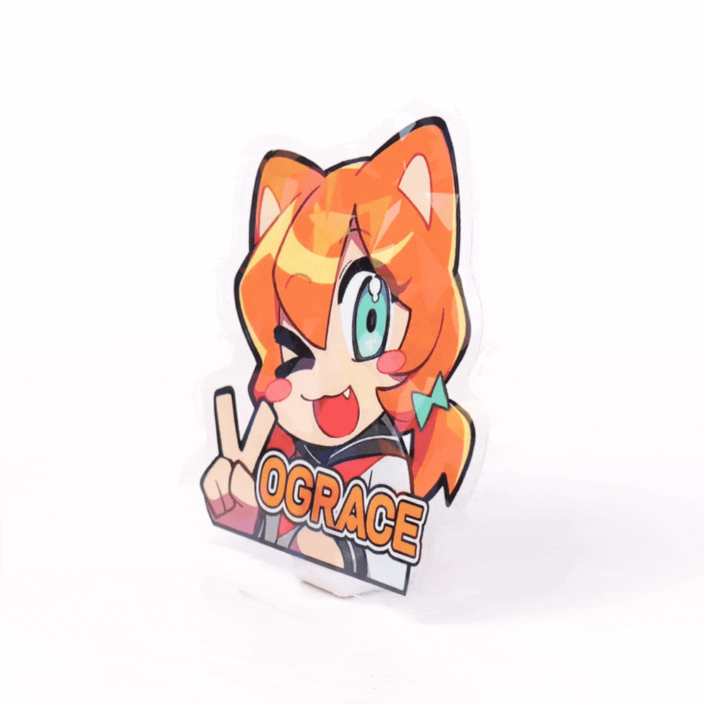 Individuelle transparente holografische Aufkleber