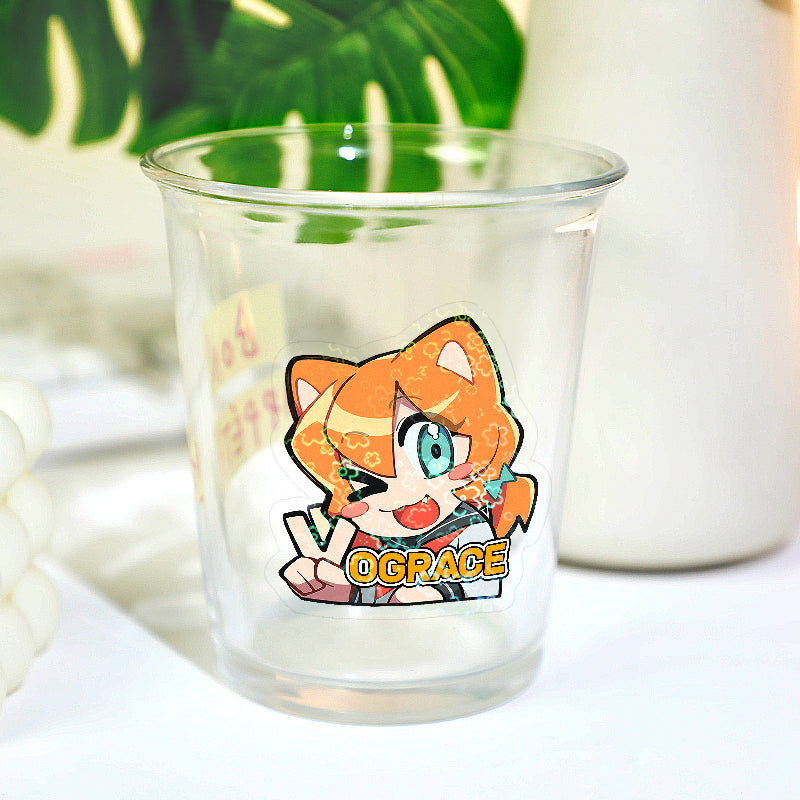 Individuelle transparente holografische Aufkleber