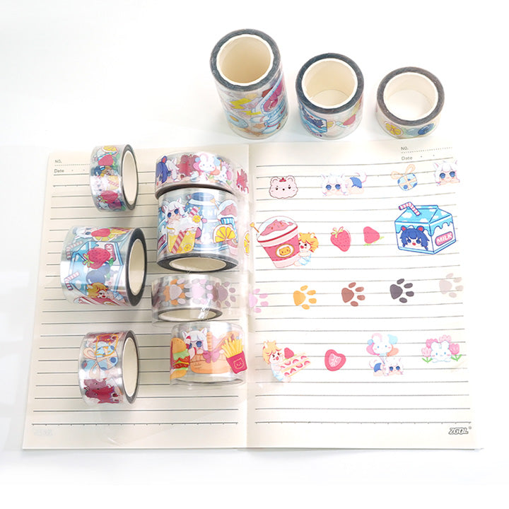 Custom Clear PET Transparent Washi Tape - VOGRACE