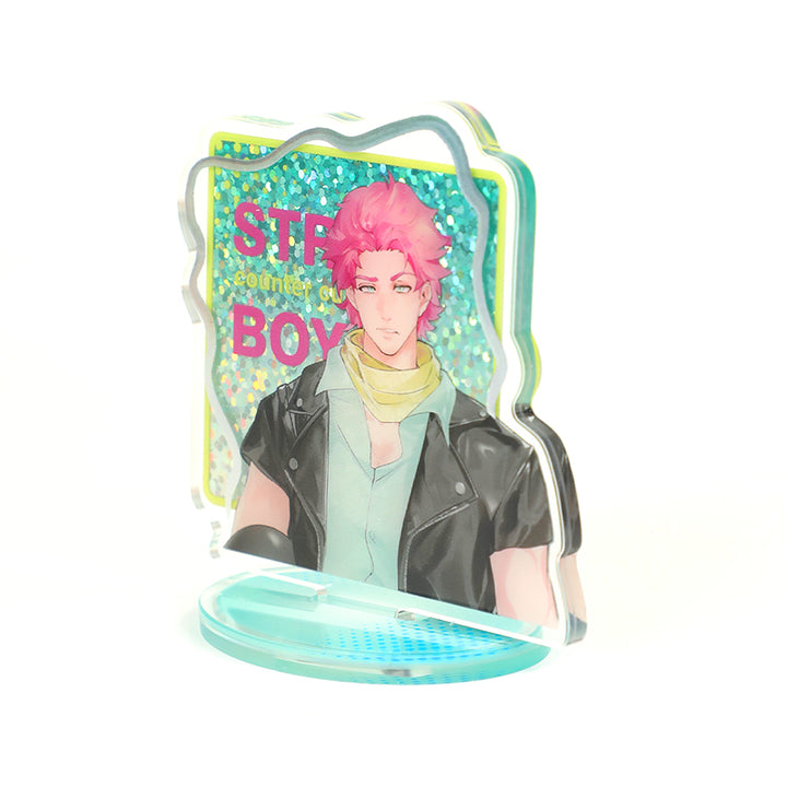 Custom Cold Foil Stamping Glitter Holographic Acrylic Standees - VOGRACE