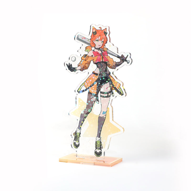 Custom Cold Foil Stamping Holographic Clear Acrylic Standees - VOGRACE