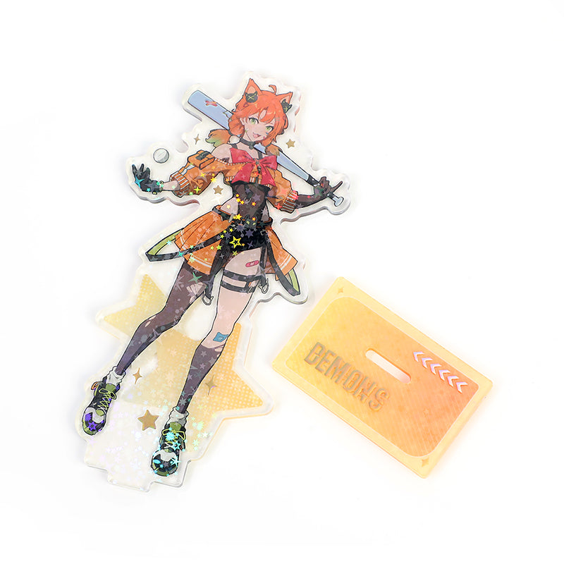 Custom Cold Foil Stamping Holographic Clear Acrylic Standees - VOGRACE