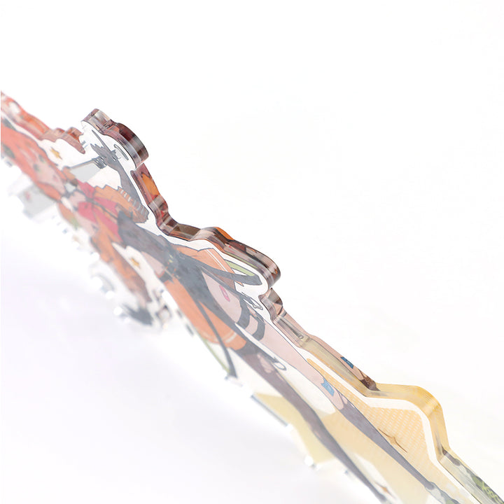 Custom Cold Foil Stamping Holographic Clear Acrylic Standees - VOGRACE