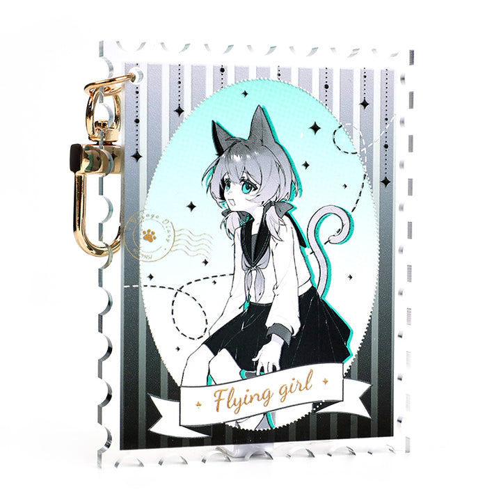 Custom Embossed Acrylic Keychain