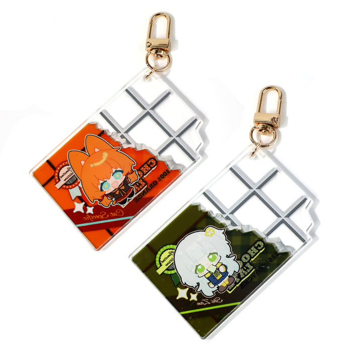 Custom Embossed Acrylic Keychain