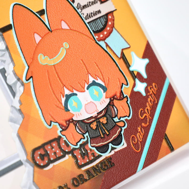 Custom Embossed Acrylic Keychain