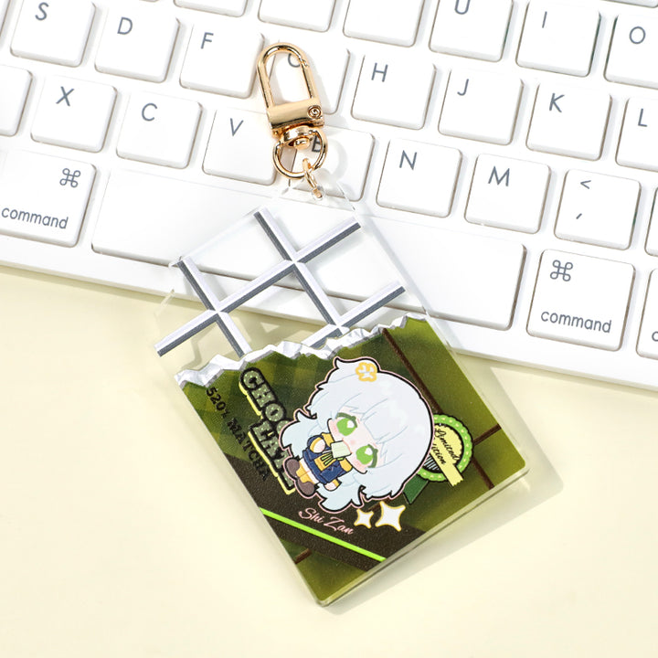 Custom Embossed Acrylic Keychain