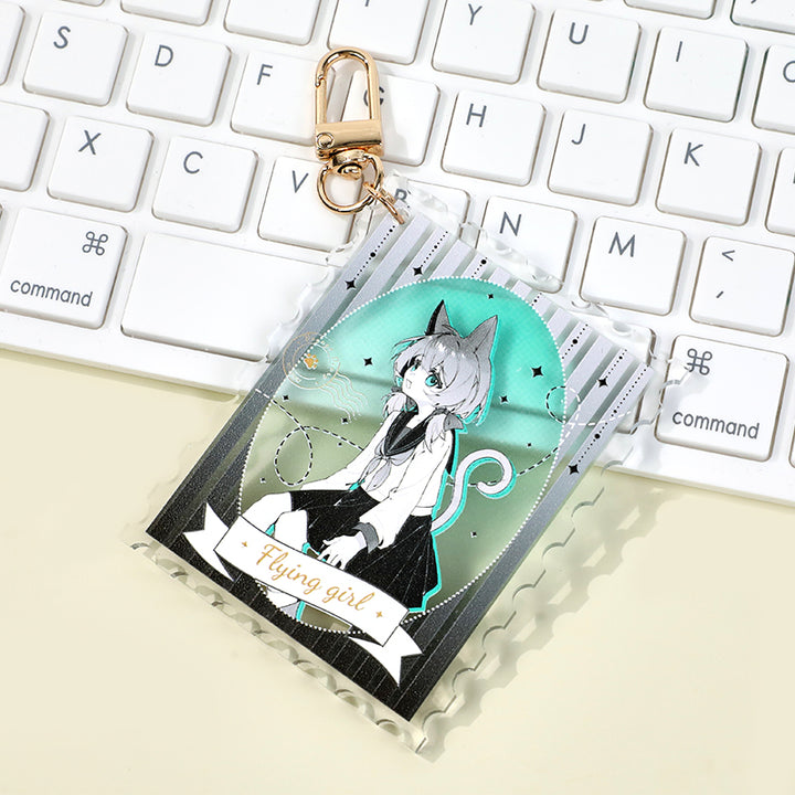 Custom Embossed Acrylic Keychain