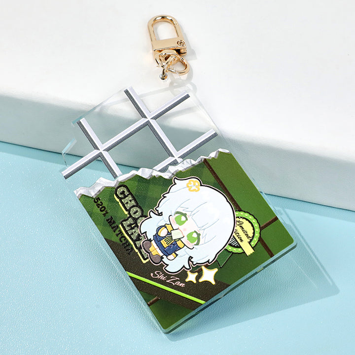 Custom Embossed Acrylic Keychain