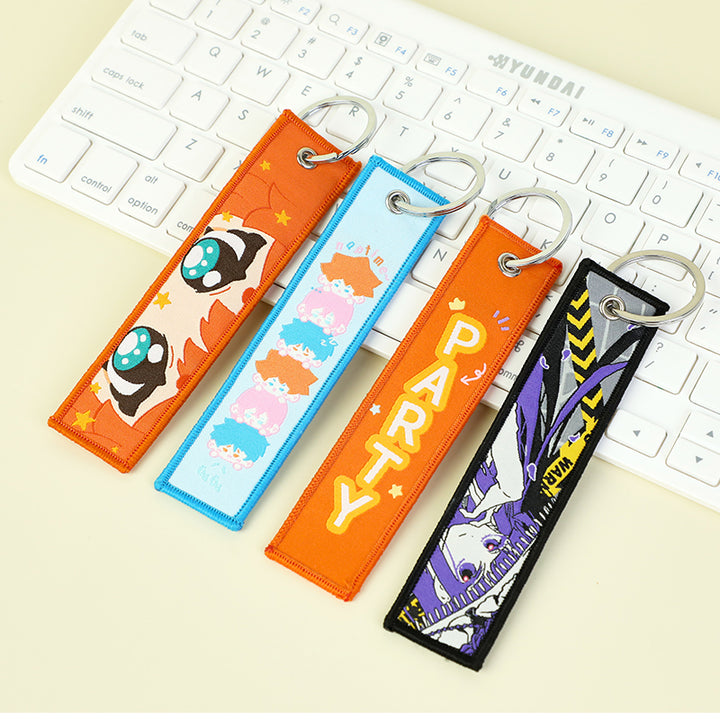 Custom Embroidered Keychains