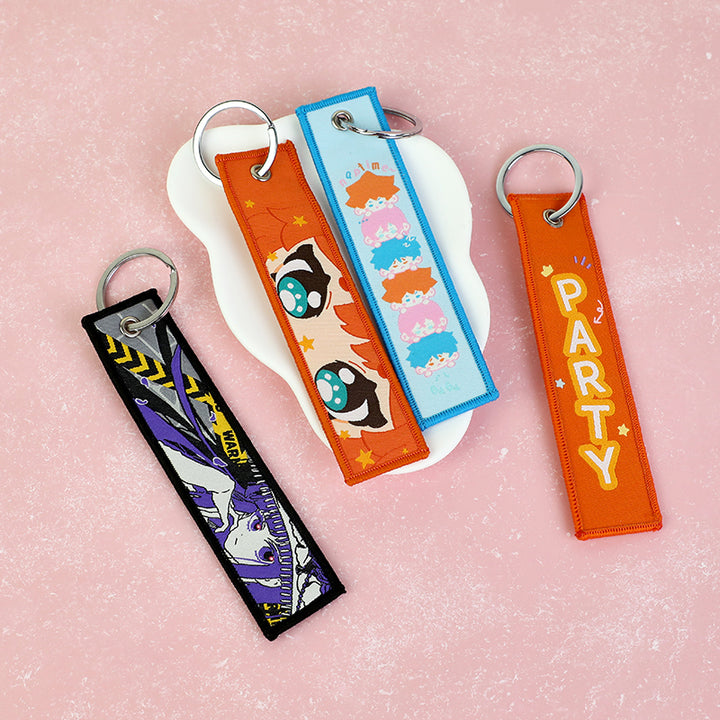 Custom Embroidered Keychains