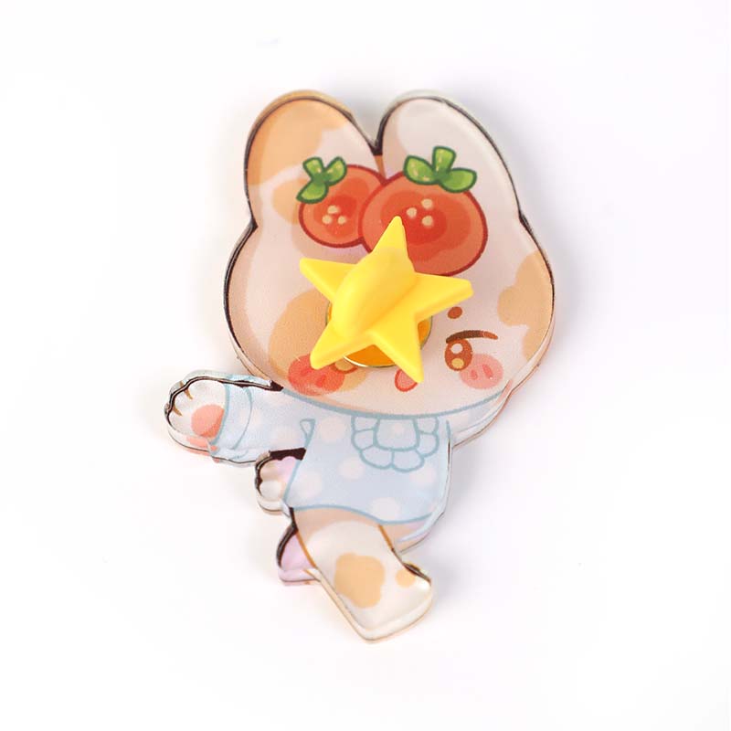 Custom Full Bleed Acrylic Pins - VOGRACE