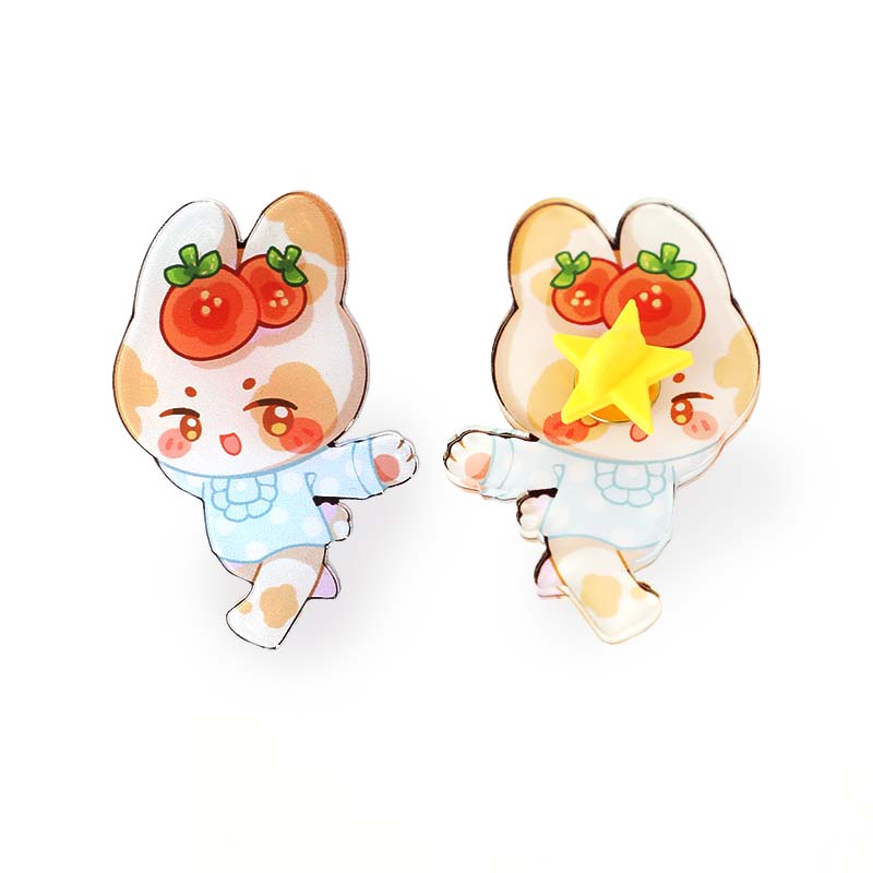 Custom Full Bleed Acrylic Pins - VOGRACE