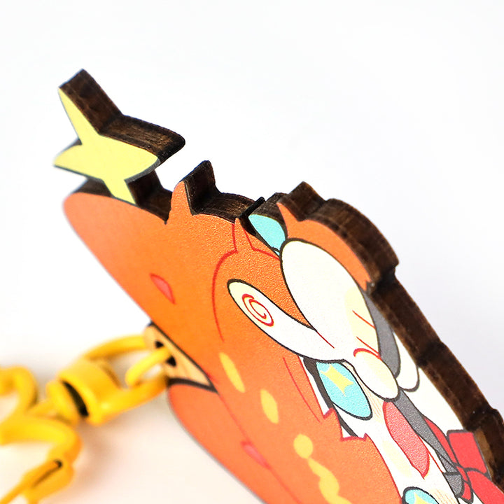 Custom Full Bleed Synthetic Wooden Keychains - VOGRACE