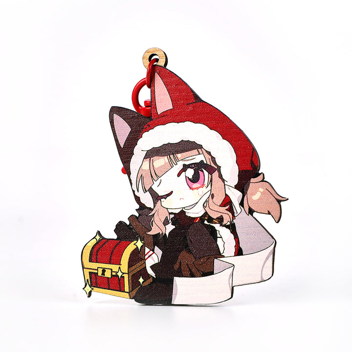 Custom Full Bleed Synthetic Wooden Keychains - VOGRACE