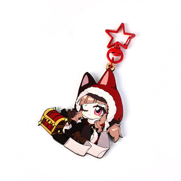 Custom Full Bleed Synthetic Wooden Keychains - VOGRACE