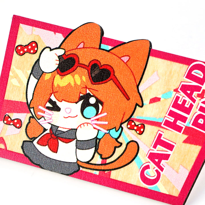 Custom Full Bleed Synthetic Wooden Pins - VOGRACE