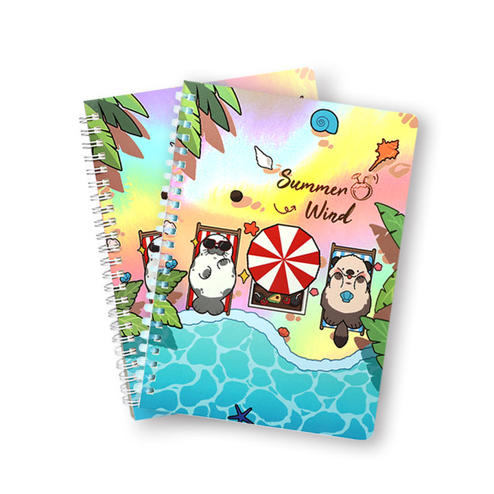 Custom Glitter Holographic Spiral Notebooks