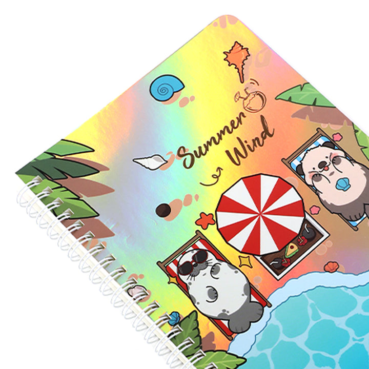 Custom Glitter Holographic Spiral Notebooks