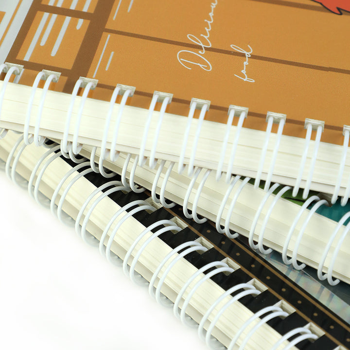 Custom Glitter Holographic Spiral Notebooks