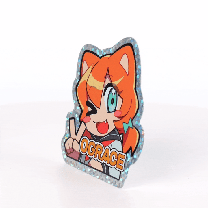 Custom Glitter Stickers