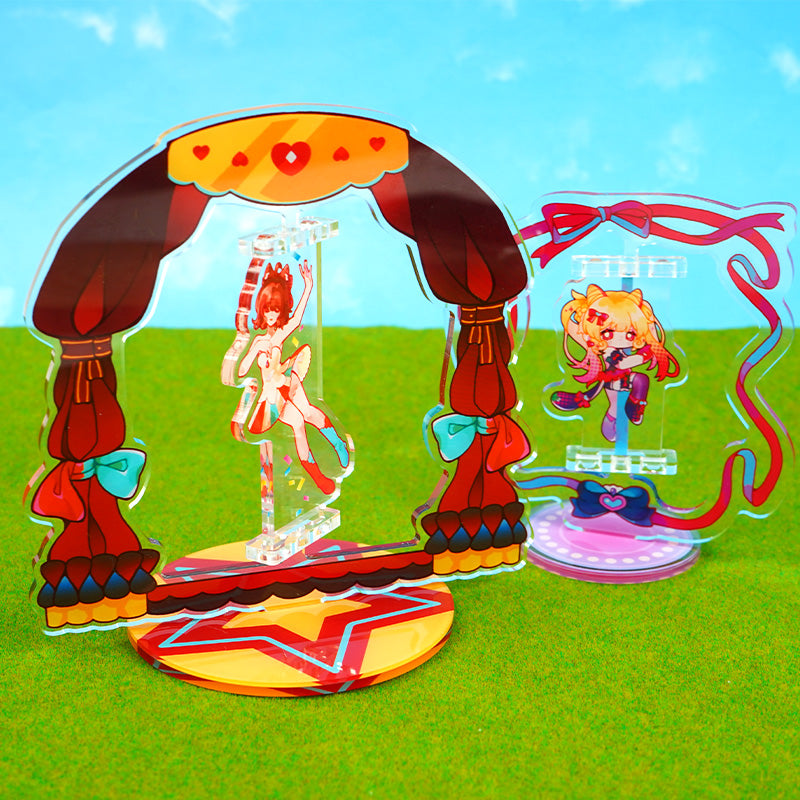 Custom Hollow Rotating Acrylic Standees - VOGRACE