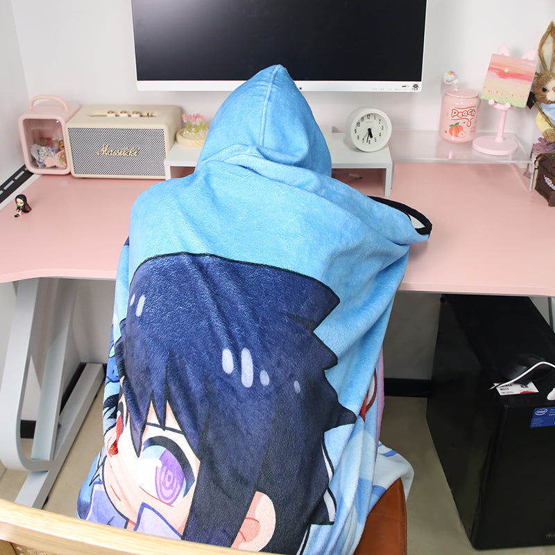 Custom Hooded Blankets With Pictures - VOGRACE