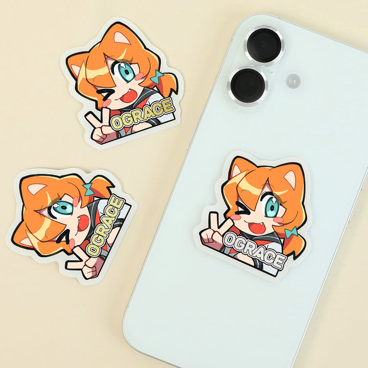 Custom Hot Foil Stamped Stickers