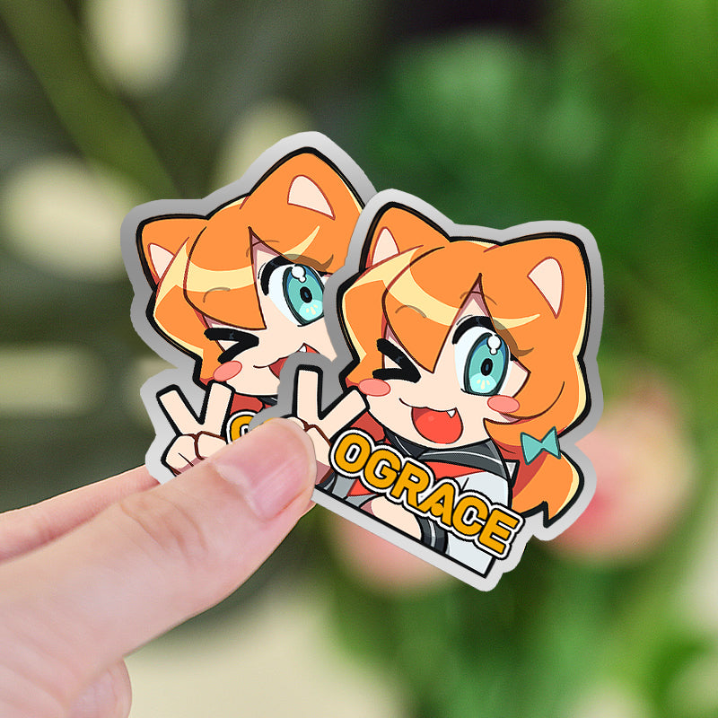 Custom Mirror Stickers