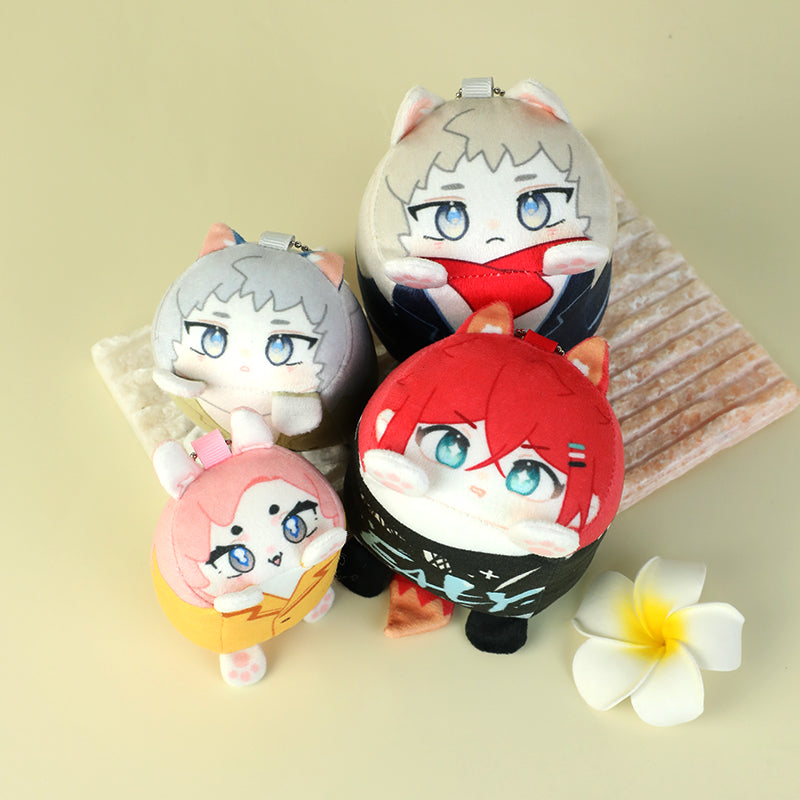 Custom Mochikororin Plush Toy Mascot Keychains