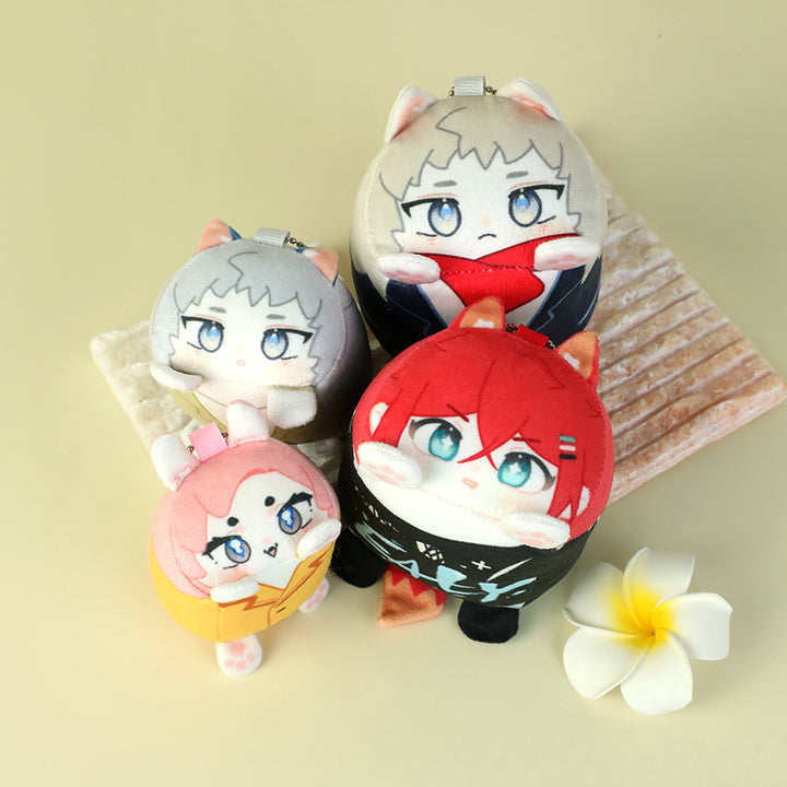 Custom Mochikororin Plush Toy Mascot Keychains