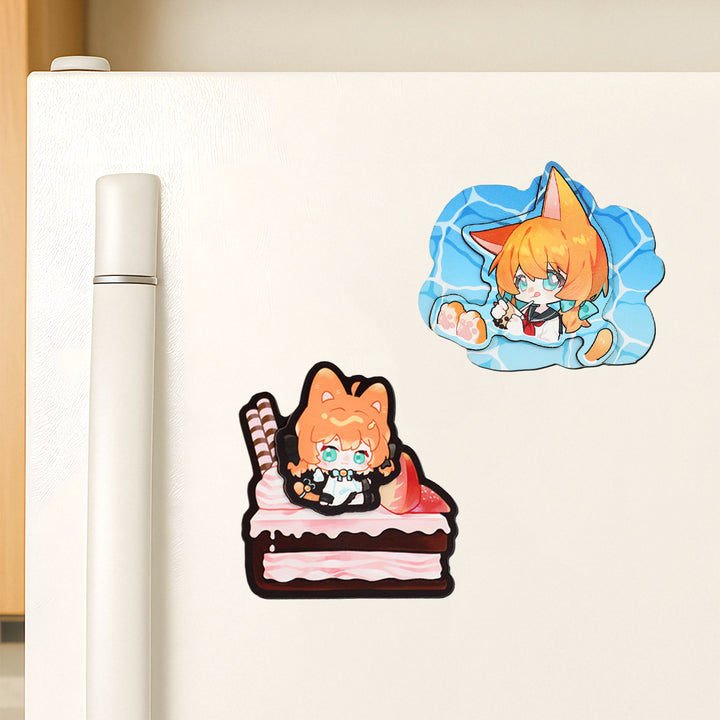 Custom Multilayer Wooden Fridge Magnets